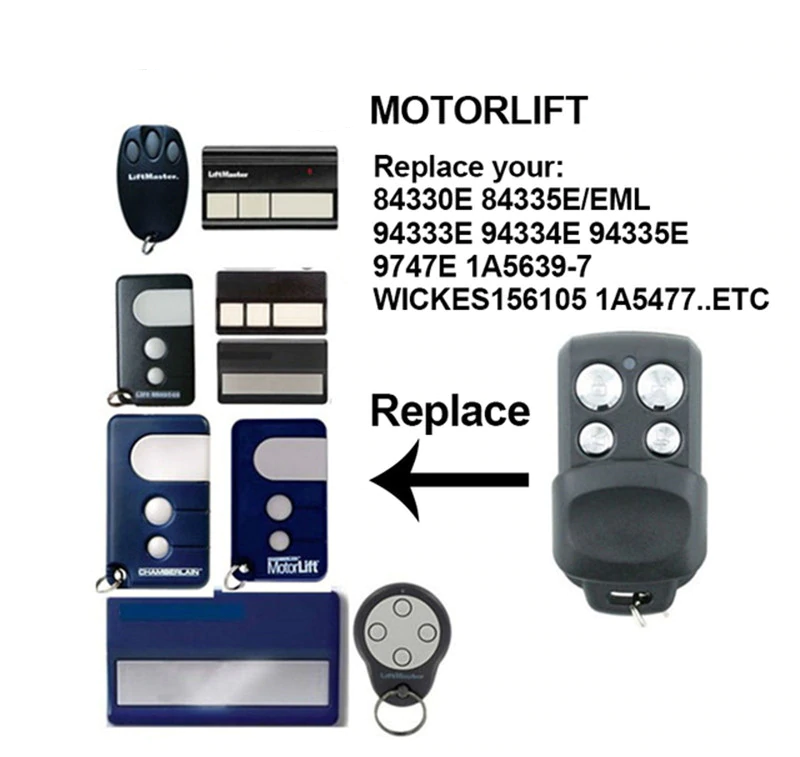 Handsender für Liftmaster Chamberlain 4335E 4335EML