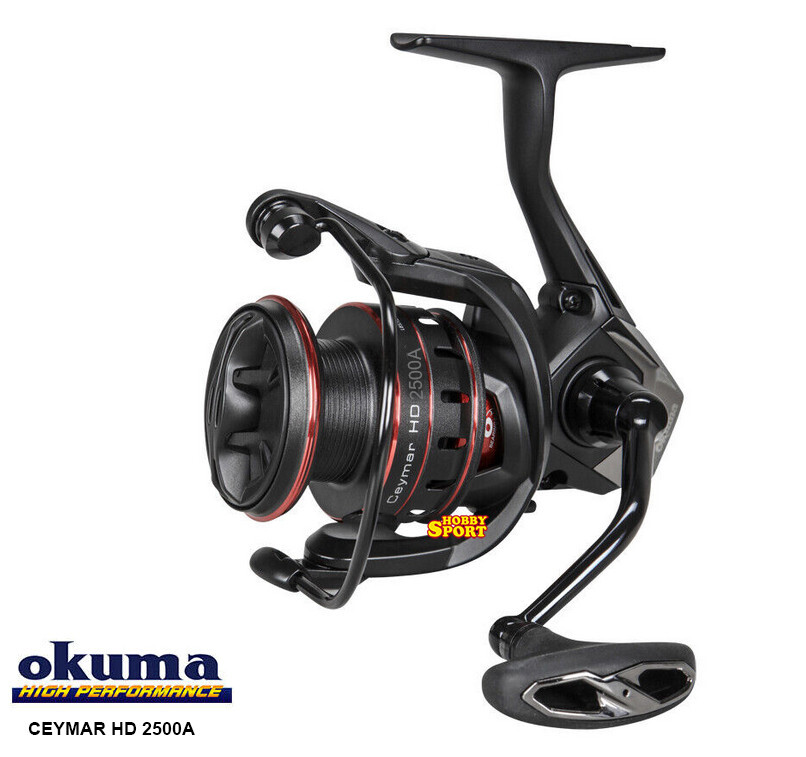 MULINELLO OKUMA CEYMAR HD 2500-A  8 BB X TROTA LAGO BOLOGNESE SPINNING