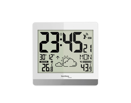 Quadratische Wanduhren mit 24-Stunden-Anzeigeformat
