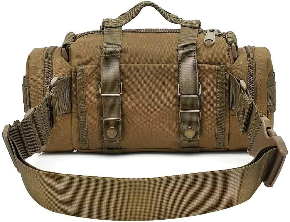 Gym Bag For Men Waterproof Travel Carry On Military Duffle Fanny Pack Camera Bag