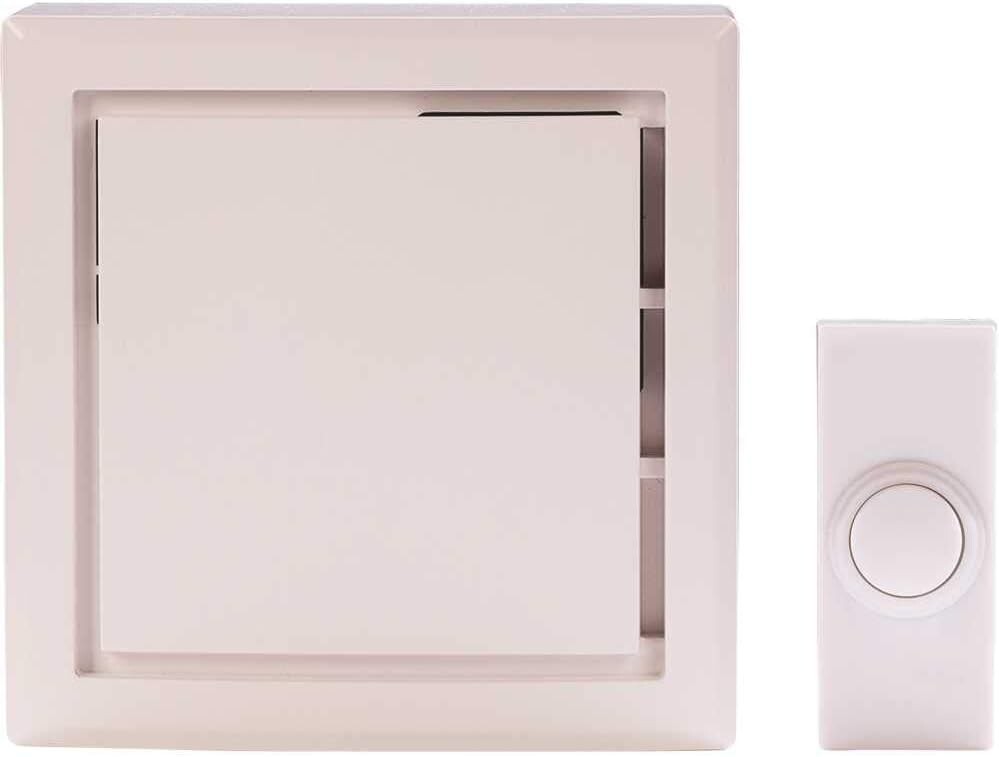 Hampton Bay Wireless Plug-In Doorbell Kit With Wireless Push