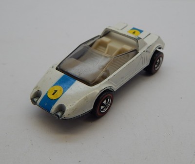 Redline Hotwheels White 1970 Jack Rabbit Special oc17230