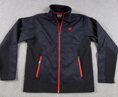 Cinch Men s Jacket Black Gray No Size Red Logo CINCH Fleece Lined