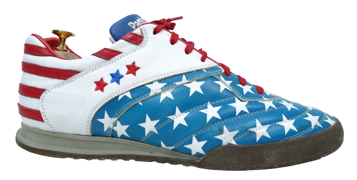 Pantofola d'Oro Sneaker Shoes Low American Flag Men Sz 10 US