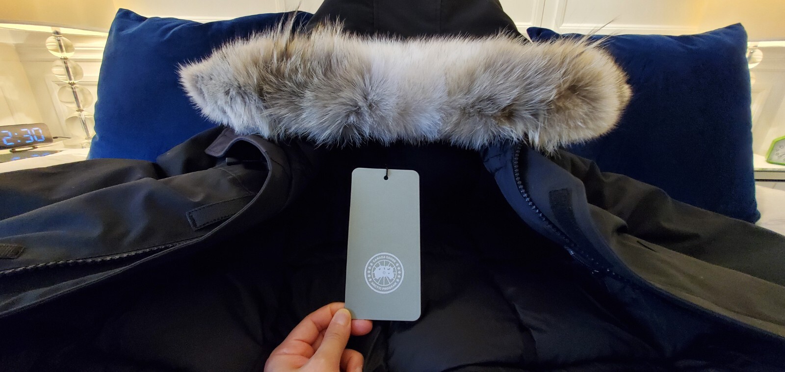 Pre-owned Canada Goose Latest "grey Label" Concept Edition Black  Langford Xl Parka