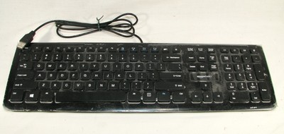 Amazon Basics Low Profile Wired USB Keyboard KU-0833 US Layout (QWERTY)