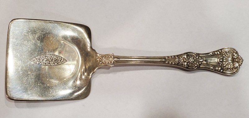 Tiffany English King Sterling Silver WAFFLE SERVER #4