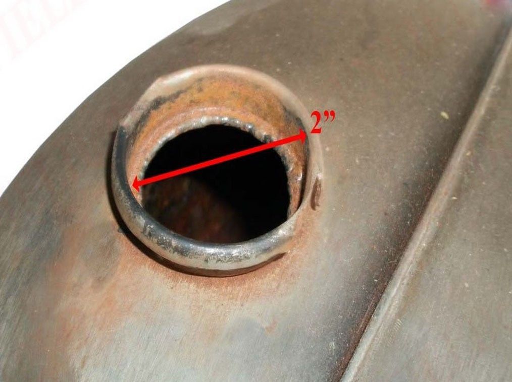 Fits Triumph T120 Bonneville 1959 Aluminium Fuel Tank Bonnie 