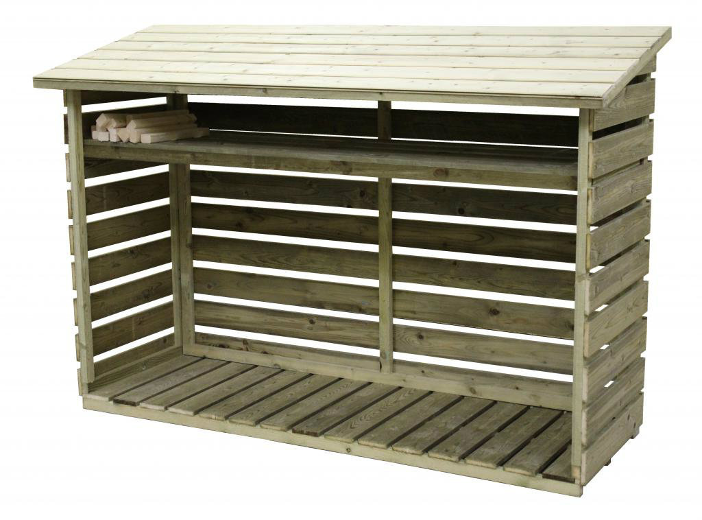 LOG STORE WOOD STORE PRESSURE TREATED TANALISED 4X2 | eBay