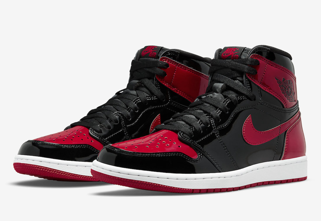 14cm 即発送 NIKE JORDAN 1 TD PATENT BRED 楽天市場】NIKE ナイキ TD AIR JORDAN 1 RETRO HIGH OG 'PATENT