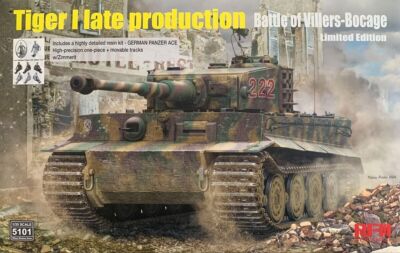 RYEFIELD MODEL RFM RM-5101 1/35 Tiger I Late Production Battle of Villers-Bocage