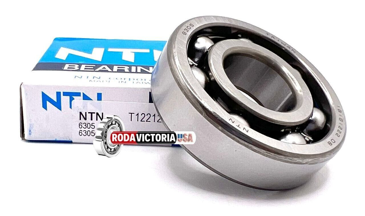 NTN 6305 Deep Groove Ball Bearing, Open, No Seals 25x62x17mm