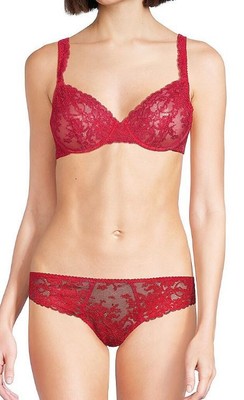 Женский кружевной бюстгальтер с чашечками Chloe, Journelle, ягодный, 34A