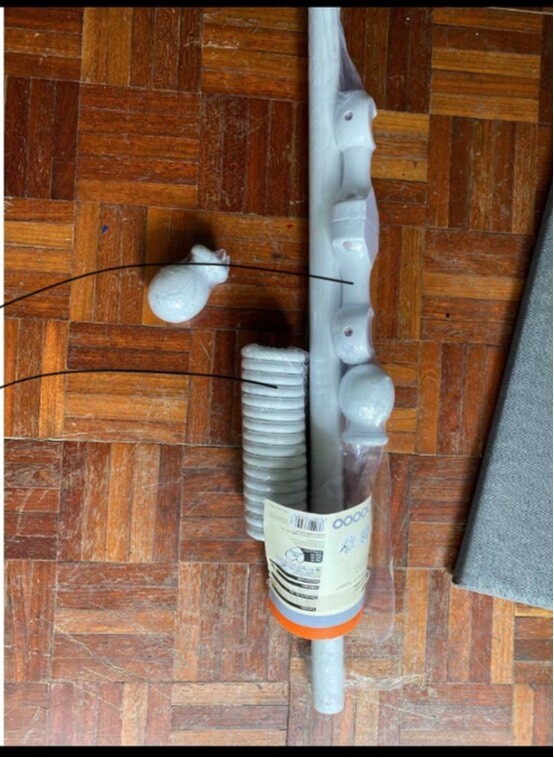 Wilko white wooden curtain pole. New in Earls Court, London Gumtree