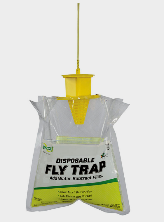 Rescue FLY TRAP Kills Flies Gnats Bugs Outdoor Just Add Water ...