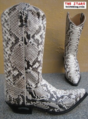SENDRA SENDRA BOOTS SCHLANGE COWBOYSTIEFEL WESTERNSTIEFEL PYTHON HANDMADE GR. 38 BIS 45