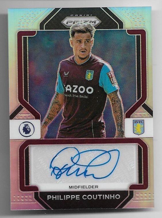 2022-23 Panini Prizm Premier League Autograph Auto Card