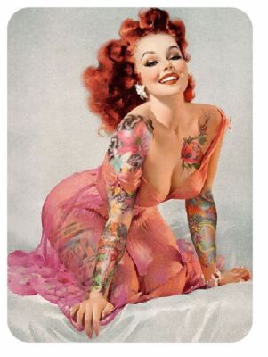 Pinup Girl Sticker Decal pin up pin-up P56