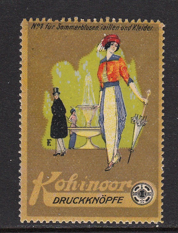 403271/ Reklamemarke - Koh-I-Noor DruckknÃ¶Pfe - **