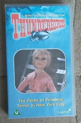 Vintage Gerry Anderson Thunderbirds VHS Perils of Penelope - Terror in NYC 