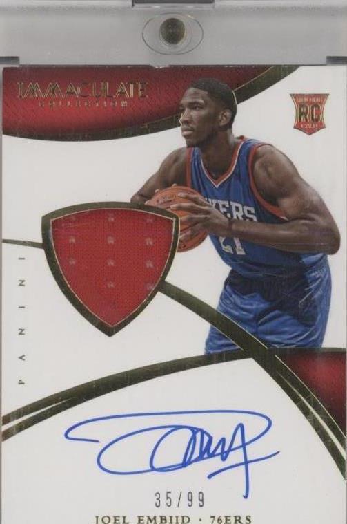 2014-15 Panini Immaculate Collection - Joel Embiid #104