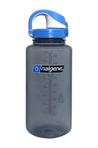 Nalgene On The Fly 32oz Wide Mouth Water Bottle Gray W Seaport Blue Otf Cap のebay公認海外通販 セカイモン