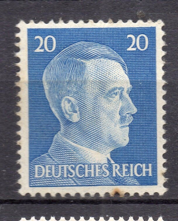 Germany 1944 Hitler Stamp Early Issue Fine Mint Hinged 20pf. NW104764