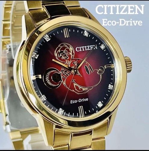 Pre-owned Citizen [disney]  Limited Mickey Mouse/ Men's Watch Exhibit Rare