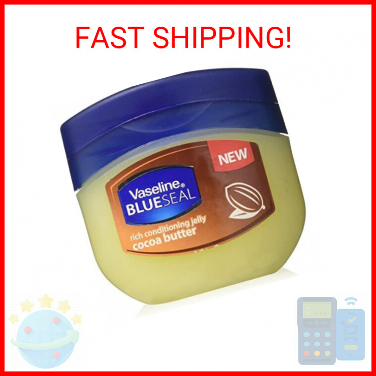 Vaseline Petroleum Jelly Blue Seal With Cocoa Butter (100ml)