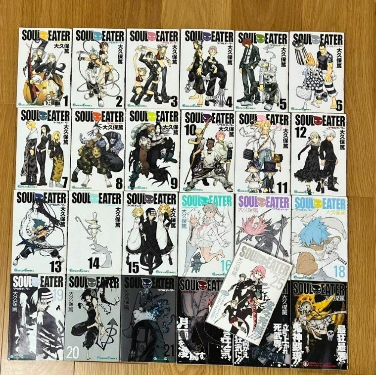 Soul Eater Vol.1-25 Complete Comics Set Japanese Ver Manga