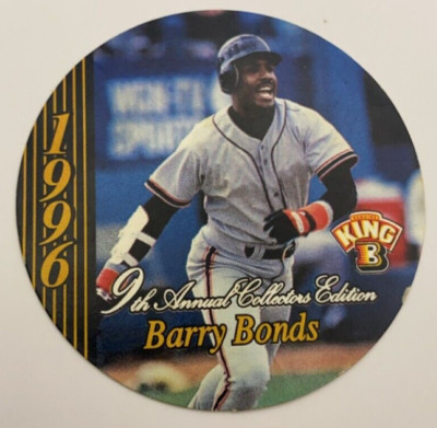 1996 King B Collector's Edition Disc - (#23 of 24) - Barry Bonds - SF Giants