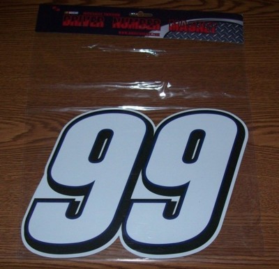 CARL EDWARDS #99 11X8 R&R DRIVER NUMBER MAGNET