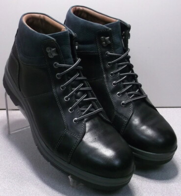 254141 CAHILL BOOT MSBT50 MEN'S SHOES 9 M BLACK LEATHER BOOTS JOHNSTON MURPHY