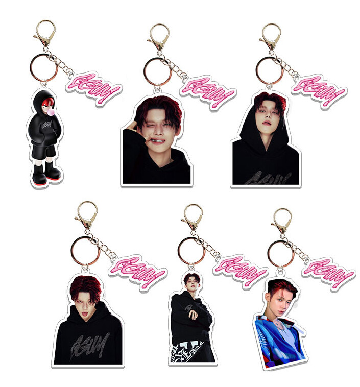 KEYRING HWANG CHOON 初期 YEONJUN GGUM 付属付 KPOP Yeonjun Solo Mixtape GGUM Acrylic Keyring