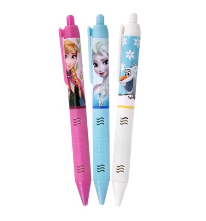 TWO PACKAGES Disney Frozen Glitter Gel Scented Pen Set