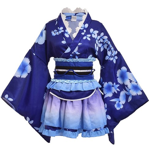 GRACEART Japanese Yukata Kimono Costume Anime Cosplay Robe