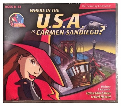 Where in the USA is Carmen SanDiego Pc New XP Geography History States Capitals