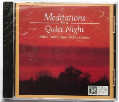 MEDITATIONS FOR A QUIET NIGHT: Barber; Copland; Elgar etc. (New CD/MHS) BOUGHTON