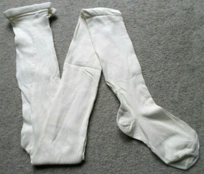 Damen Strick - Strumpfhose Hochelastisch Super Soft Creme Gr.46/48 NEU 