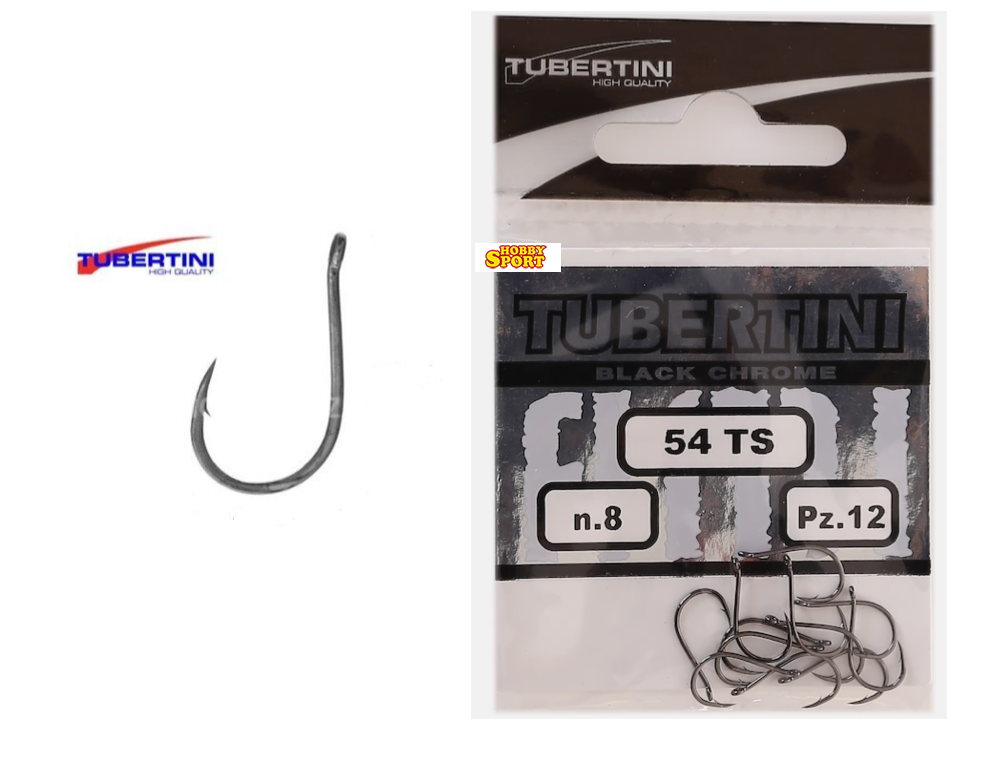 2 CONF. AMI TUBERTINI SERIE 54 ST SIZE 8 BLACK CHROME CON ANELLO   2 BUSTE 24 PZ