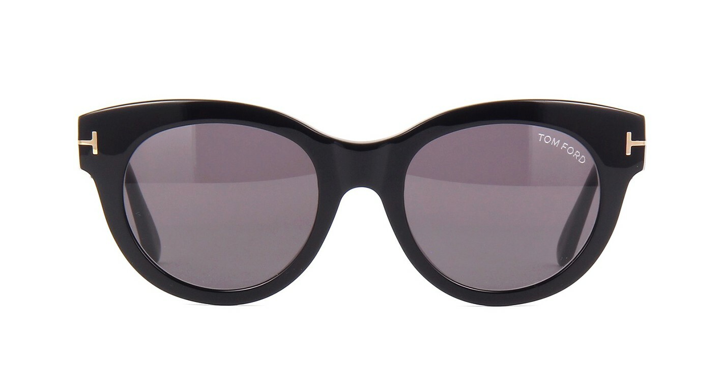 Pre-owned Tom Ford Lou Ft 0741 Black/smoke (01a) Sunglasses In Gray
