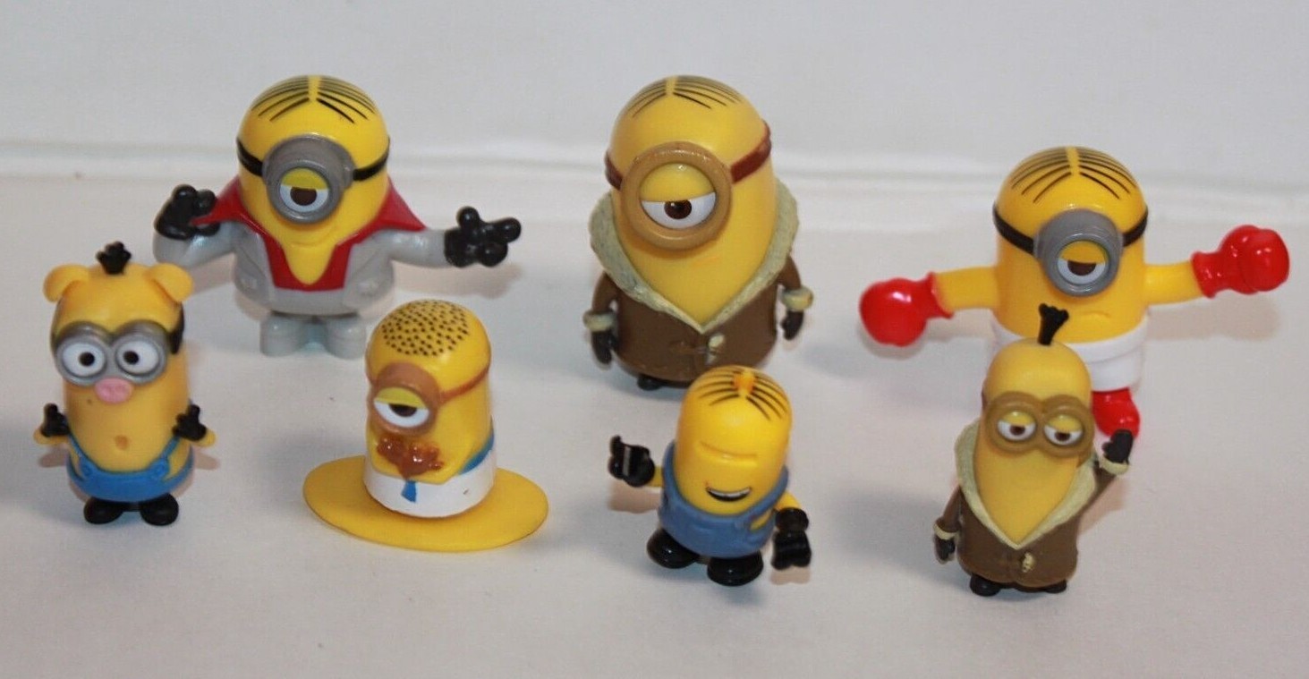 Despicable Me Minions Lot 7 PVC Action Figures | eBay