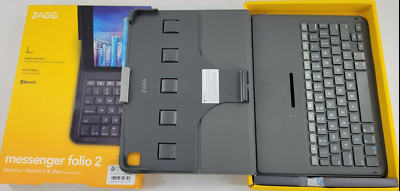 ZAGG Apple iPad Air 3, & Ipad Keyboard Messenger Folio 7th & 8th gen. (PREOWNED)