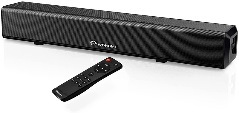 Small Sound Bars for TV, 50W 16-Inch Ultra Slim Mini Surround Soundbar 16INCH
