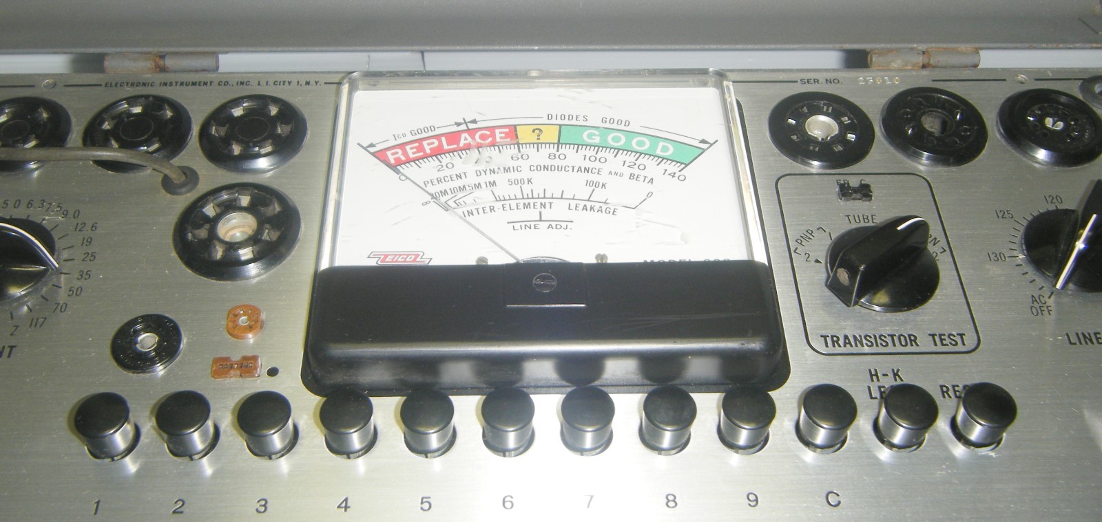 Vintage Eico Tube Tester Very Rare Model 666  Excellent Condition 1956