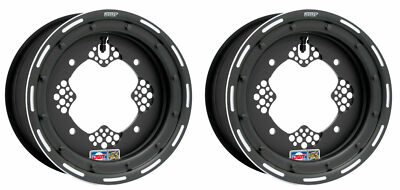 DWT ROK'N LOCK Front Black Beadlock Rims Wheel 10'' 10x5 4+1 4/156 Predator 500