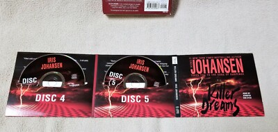 KILLER DREAMS Abridged 5-disc CD Audio Book IRIS JOHANSEN Jennifer Van Dyck GUC