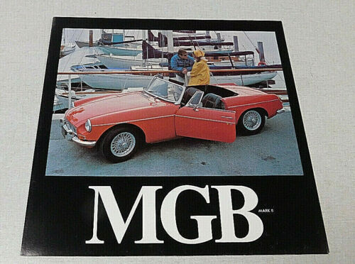 1968 MGB Mark II British Motor Corporation advertising brochure