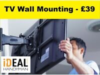 TV Wall Mounting Service - TV Bracket / TV Wall Installation / TV Mount Installer / TV Engineer