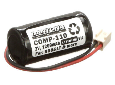 Dantona COMP-110 Replacement Battery; 3V 1200 mAh For B9651T